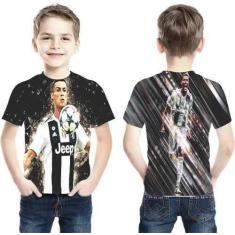 Imagem de Camiseta Cristiano Ronaldo Cr7 Estampa Total Infantil