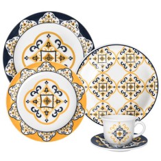 Imagem de Aparelho de Jantar Redondo de Cerâmica 30 peças - São Luis Oxford Porcelanas