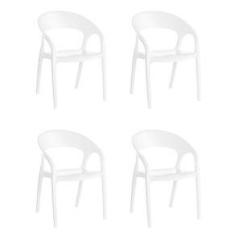 Imagem de Conjunto 4 Cadeiras Glass Plus UZ 