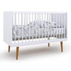 Imagem de Berço Americano Encanto Branco Brilho Batrol, Branco