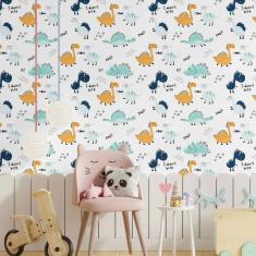 Imagem de Papel De Parede Adesivo Infantil Dino N014156 Rolo 0,58X3M