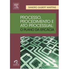 Imagem de Processo, Procedimento e Ato Processual - o Plano da Eficácia - Sandro Gilbert Martins - 9788535250176