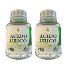 Imagem de Ácido Úrico - 60 Cápsulas 500Mg Kit Com 2 Potes - Lider Vendas