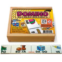 Imagem de Dominó Metades Brinquedo Educativo