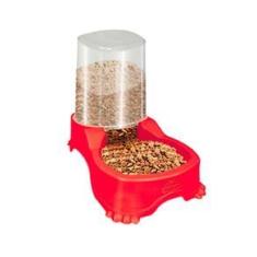 Imagem de Bebedouro Automático Com Comedouro Pet Injet 1L Vermelho