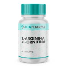 Imagem de L-Arginina 500mg com L-Ornitina 250mg 90 Cápsulas