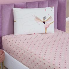 Imagem de Jogo De Cama Lençol Bouti Infantil Kids Solteiro 02 Peças - Bailarina