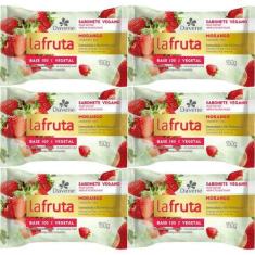 Imagem de 6Un Sabonete La Fruta  Morango Barra Vegetal 150G Davene
