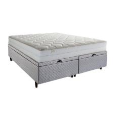 Imagem de Cama Box Baú Queen Espuma Alto Suporte Herval Joy, 74X158x198 Cm