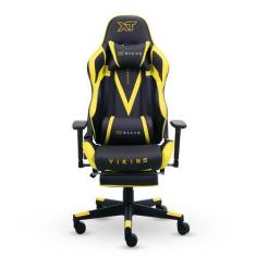 Imagem de Cadeira Gamer Xt Racer Viking Series Apoio De Pés Amarelo