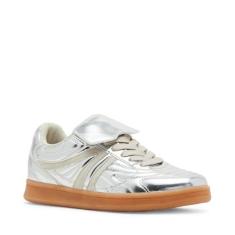 Imagem de Steve Madden Tênis feminino Madrid, Prata, 38
