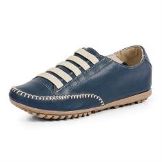 Imagem de Mocatênis Feminino Top Franca Shoes Azul Marinho, 35