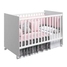 Imagem de Berço Mel Branco Brilho - Reller Móveis, Branco Brilho