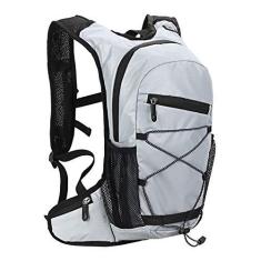 Imagem de Bike Pannier, Romacci 8L Mochila de hidratação para ciclismo reflexivo de alta visibilidade para esportes ao ar livre para corrida e caminhada Mochila para mochila de ombro para viagem