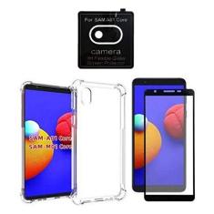 Imagem de Capinha de Celular Anti Impacto + Película 9D Nano Blindada + Película Câmera Compatível Samsung Galaxy A01 Core