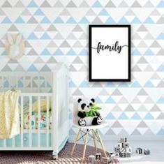 Imagem de Quadro Decorativo Palavra Family 45X34Cm