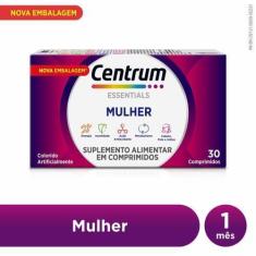 Imagem de Suplemento Vitaminico Centrum Essentials Mulher Com 30 Comprimidos