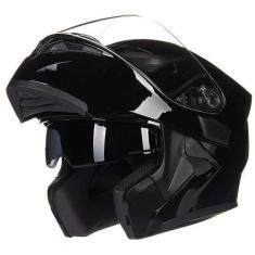 Imagem de Capacete de motocicleta ILM 902 Dual Visor Flip up Modular DOT S