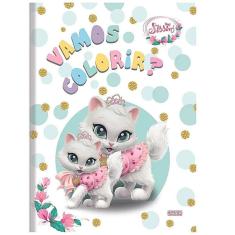 Imagem de Livro Álbum de Atividades de Colorir Sissi Com 8 Folhas Animativa