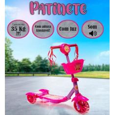 Imagem de Kit Patinete Infantil e Fantasia de Princesa Cinderela - DM Toys