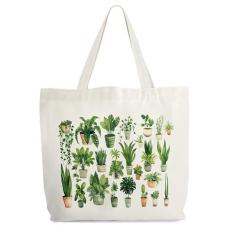 Imagem de Sacola de plantas para mulheres, bolsa de lona vegana, bolsa de presente para amantes de plantas, apenas mais uma bolsa para livros de biblioteca de plantas, sacola de compras plantaholic, bolsa de