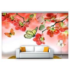 Imagem de Papel De Parede Floral Flores Textura Sala 3D 3M² Xfl213