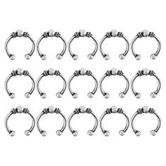 Imagem de 15 peças de anéis trançados de cabelo para mulheres e meninas