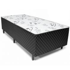 Imagem de Cama Box Solteiro Conjugado Espuma Ortopédica Unibox Selado 88x188