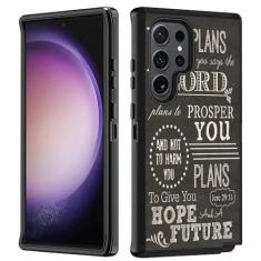 Imagem de BWOOLL Capa para Samsung Galaxy S24 Ultra, capa resistente 3 em 1 híbrida de PC rígido e silicone macio à prova de choque capa de proteção contra quedas para Galaxy S24 Ultra 5G 6,8 polegadas 2024,