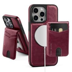 Imagem de SkyEagle Capa carteira magnética 2 em 1 removível para iPhone 11 Pro Max da Magsafe, para mulheres e homens, couro sintético com bloqueio de RFID, compartimentos de crédito para Apple 11 Pro Max,