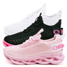 Imagem de Kit Exclusivo de 3 Tênis Esportivos Femininos Sola Trançada Desempenho Imbatível-Feminino