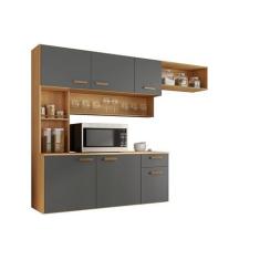 Imagem de Cozinha Suspensa 6 portas 1 gaveta balcão Manu