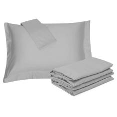 Imagem de Jogo De Cama Queen 300 Fios Algodão Satinée Kacyumara Chumbo