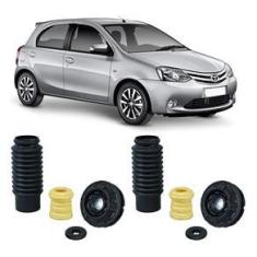 Imagem de Kit Batente Toyota Etios Dianteiro 2012 Até 2020 - O Par Impacto