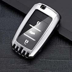 Imagem de TPHJRM Porta-chaves do carro Capa de liga de zinco inteligente, adequada para changan cs35 plus cs35 cs15 cs75 cs95 cx20 cs1 cv1 2018, porta-chaves do carro ABS Smart Car chaveiro