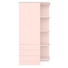 Imagem de Roupeiro Infantil 2 Portas com Cantoneira Doce Sonho - Qmove