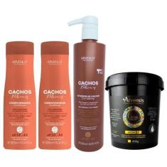 Imagem de Kit Arvensis Cachos 2 Cond + Ativador Crespo + Máscara 2X1