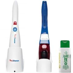 Imagem de Massageador Elétrico Profissional Sem Fio Pró Intense + Gel - Fisiopow