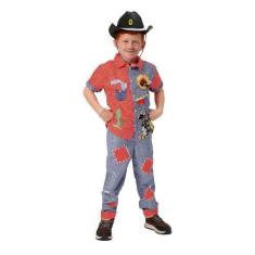 Imagem de Camisa Festa Junina Infantil Masculina Xadrez pra Quadrilha - Fantasia
