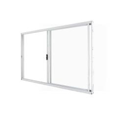 Imagem de Janela de Correr Abertura Direita Exclusiva 2 Folhas Vidro Liso 100x150cm CRV Portas e Janela Branco