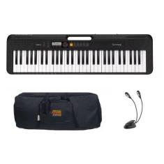 Imagem de Teclado Casio Casiotone CT-S200 BK Com Capa e Luminária Kit