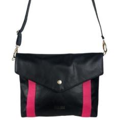 Imagem de Bolsa Carteiro Média Bicolor Marsala-Feminino