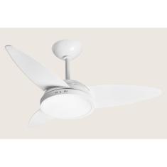 Imagem de Ventilador de Teto Lykan Branco Led 24W 3000K 127V Tron