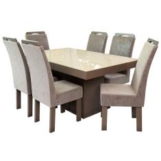 Imagem de Conjunto de Mesa com 6 Cadeiras Talismã New Premium Nevada