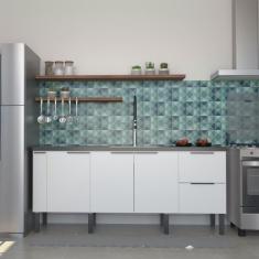 Imagem de Balcão para Cozinha 3 Portas 3 Gavetas Cisne Cozimax