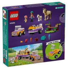 Imagem de Lego Friends Trailer De Cavalo E Ponei 42634