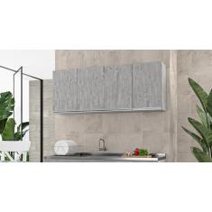 Imagem de Armário Aéreo 4 Portas Nathan 160cm Rústico