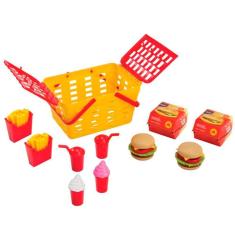 Imagem de Kit Comidinha Infantil - Cesta Pic Burguer - Magic Toys