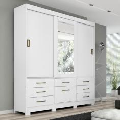 Imagem de Guarda-Roupa Luíza 3 Portas 7 Gavetas Panan
