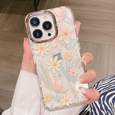 Imagem de Capa de telefone transparente de flores da moda para iphone 11 12 13 pro max xs x xr 7 8 plus se 2020 max capa traseira à prova de choque, 01, para iphone 13